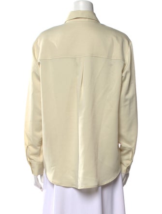 The Frankie Shop Long Sleeve Button-Up Top