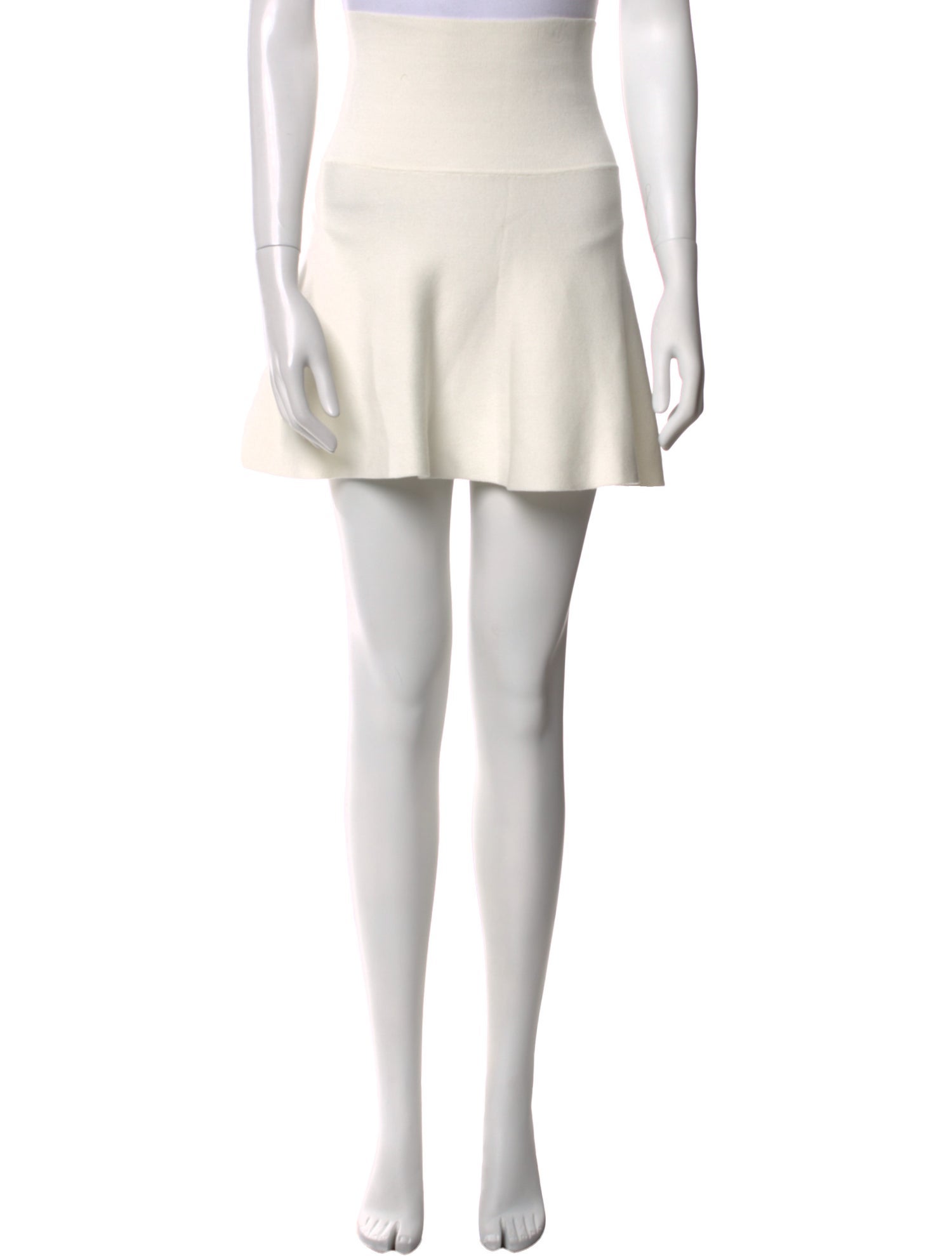 The Frankie Shop Pleated Accents Mini Skirt