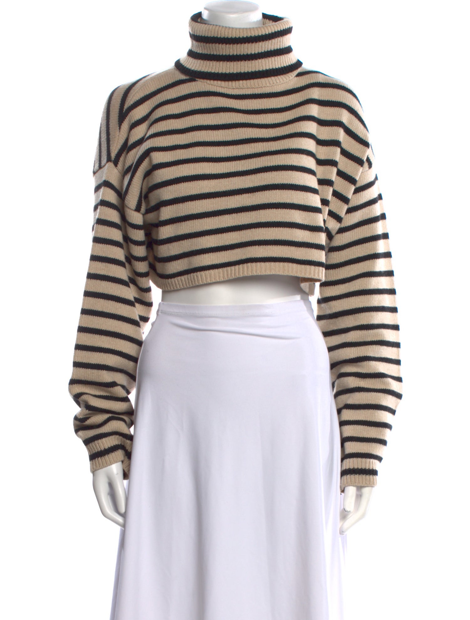 The Frankie Shop Striped Turtleneck Sweater