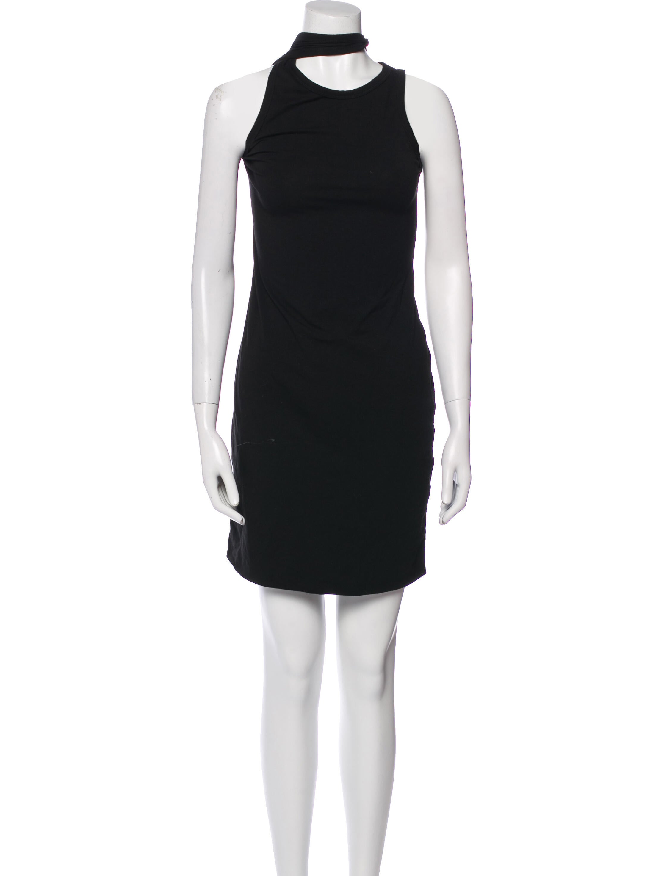 The Frankie Shop Mock Neck Mini Dress