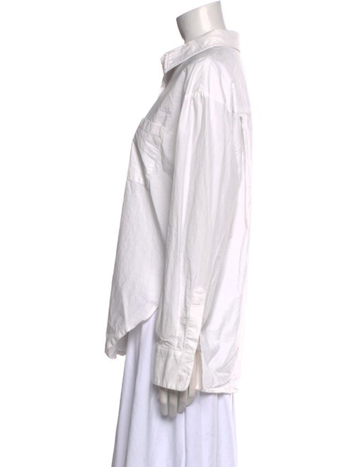 The Frankie Shop Long Sleeve Button-Up Top