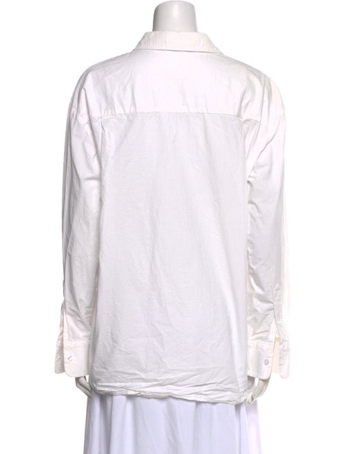 The Frankie Shop Long Sleeve Button-Up Top