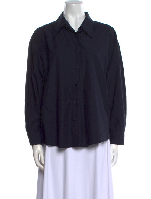 The Frankie Shop Long Sleeve Button-Up Top