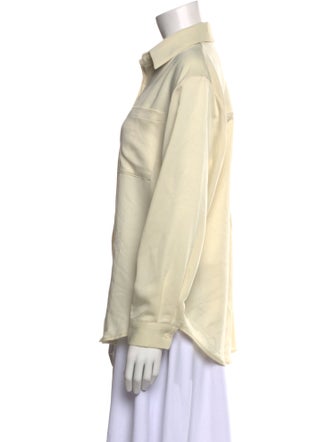 The Frankie Shop Long Sleeve Button-Up Top