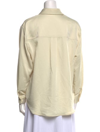 The Frankie Shop Long Sleeve Button-Up Top