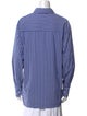 The Frankie Shop Striped Long Sleeve Button-Up Top