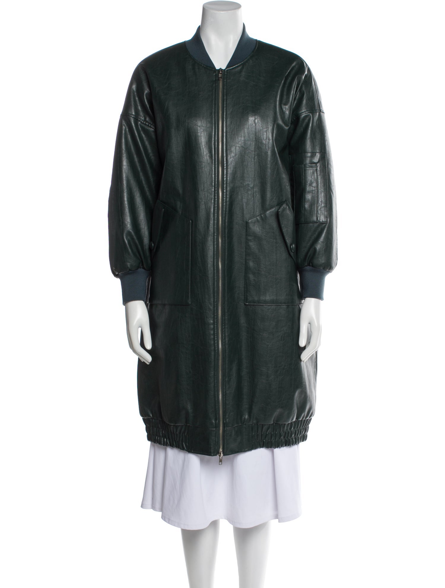 The Frankie Shop Faux Leather Coat