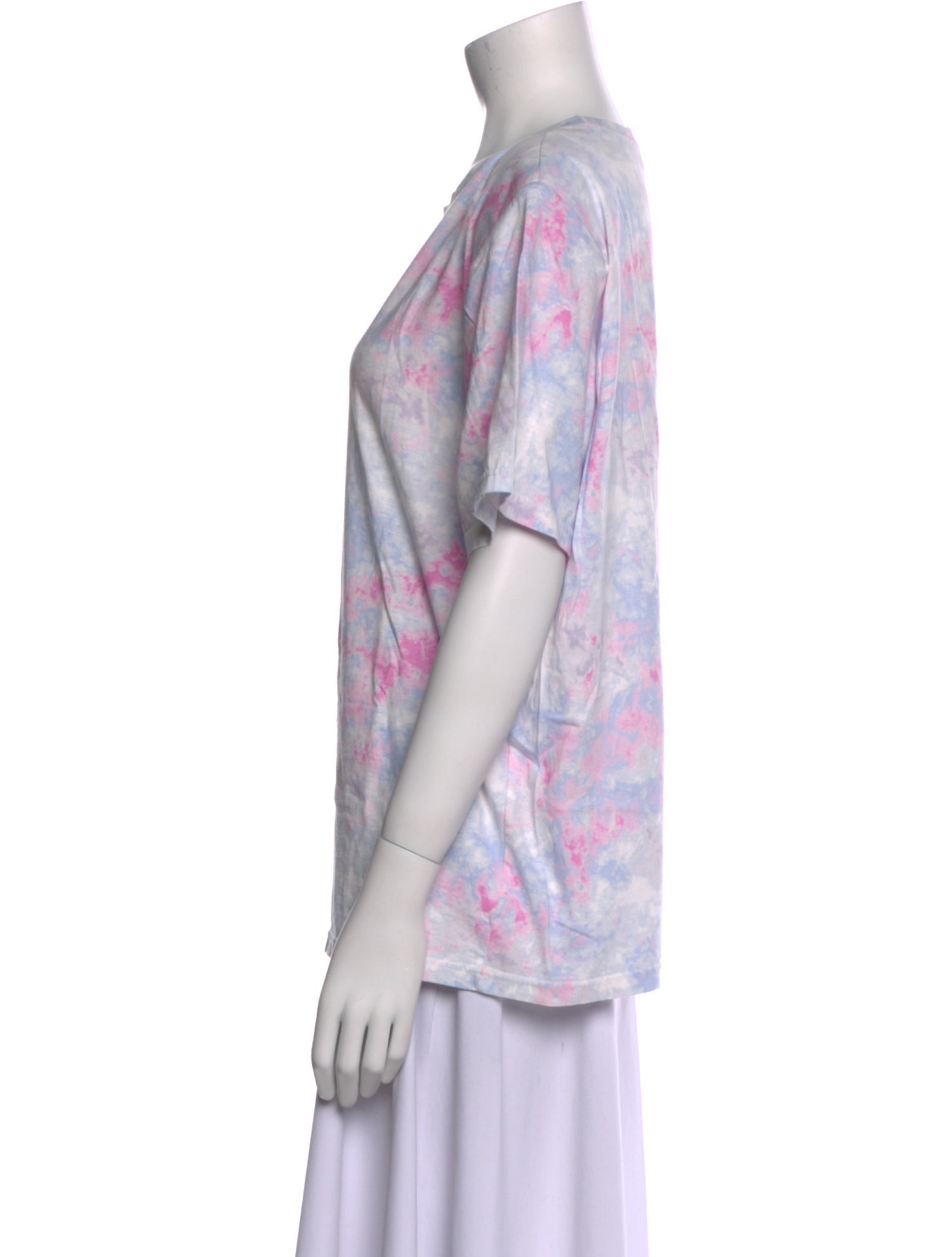 The Frankie Shop Floral Print Crew Neck T-Shirt