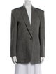 The Frankie Shop Wool Tweed Pattern Blazer