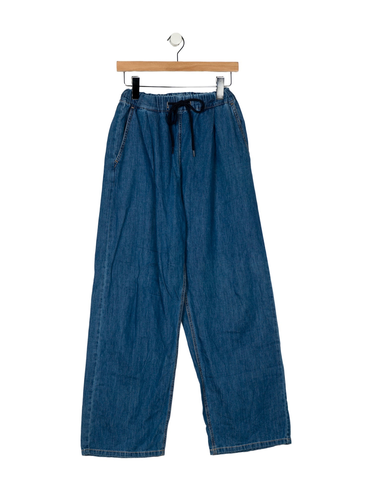 The Frankie Shop High-Rise Wide Leg Jeans
