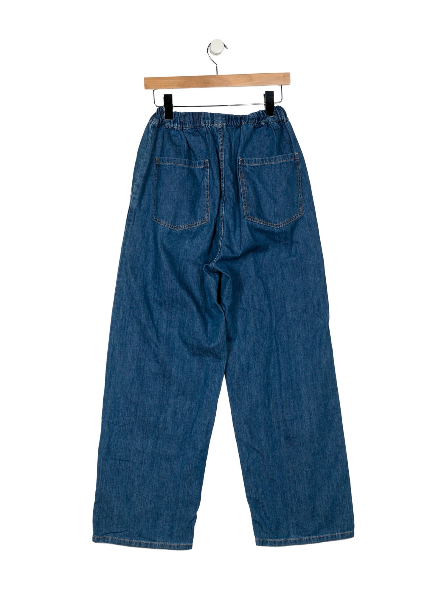 The Frankie Shop High-Rise Wide Leg Jeans