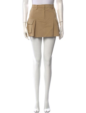 The Frankie Shop Pleated Accents Mini Skirt