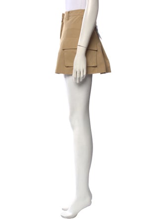 The Frankie Shop Pleated Accents Mini Skirt