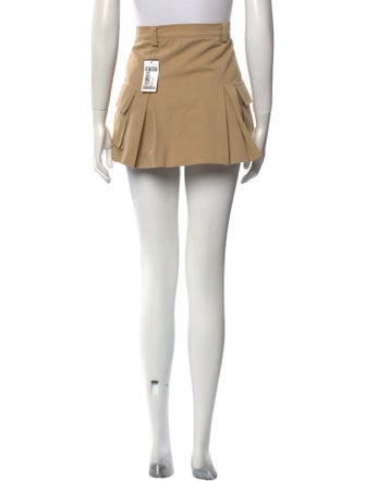 The Frankie Shop Pleated Accents Mini Skirt