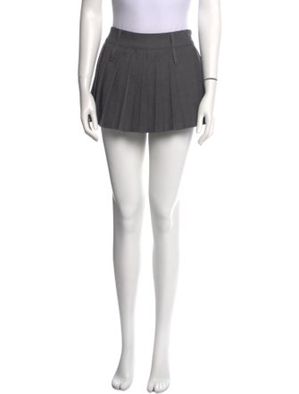 The Frankie Shop Pleated Accents Mini Skirt