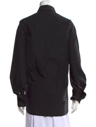 The Frankie Shop Long Sleeve Button-Up Top