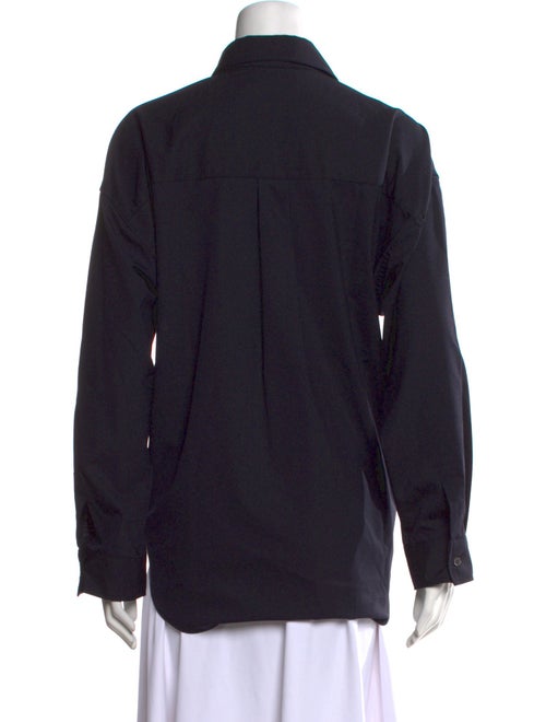 The Frankie Shop Long Sleeve Button-Up Top