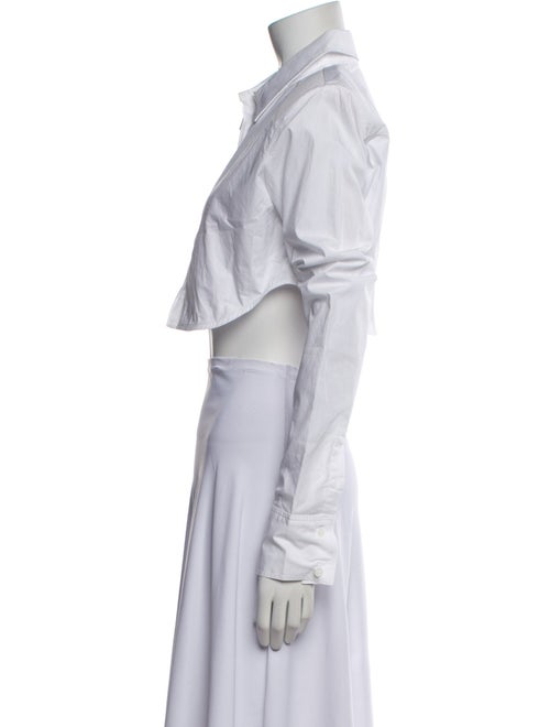 The Frankie Shop Long Sleeve Crop Top