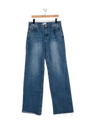 The Frankie Shop High-Rise Wide Leg Jeans