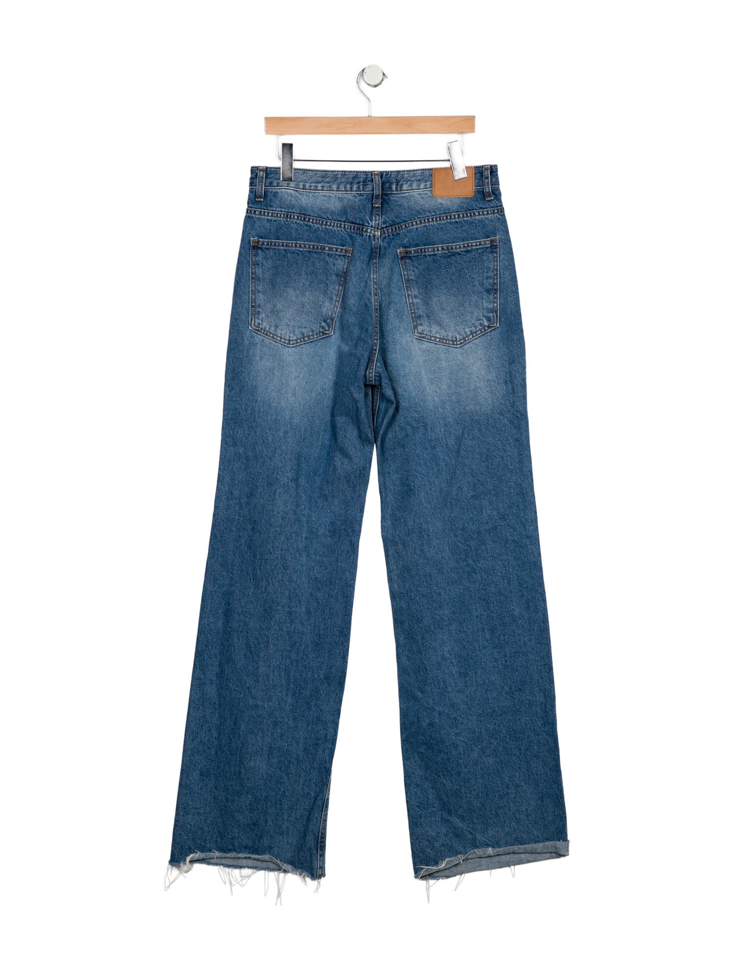The Frankie Shop High-Rise Wide Leg Jeans