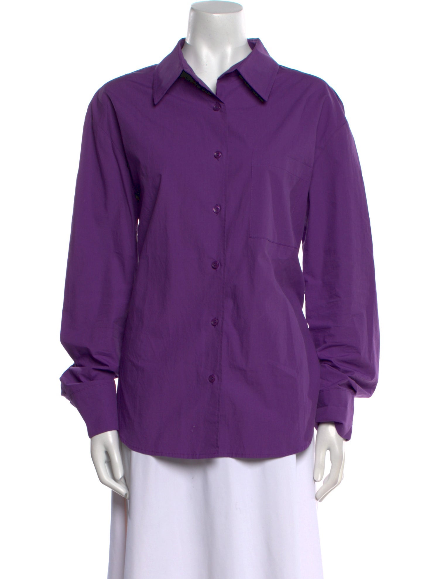 The Frankie Shop Long Sleeve Button-Up Top