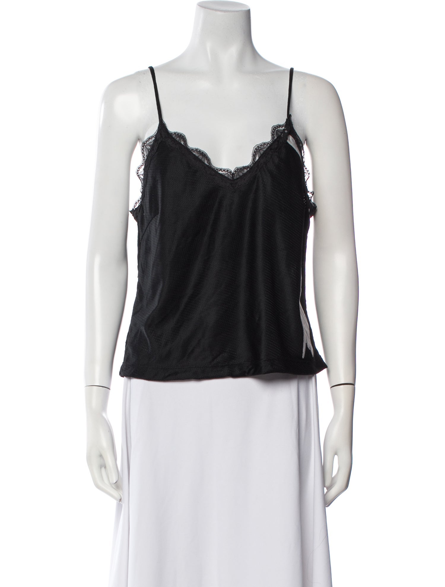 The Frankie Shop Nylon Square Neckline Top