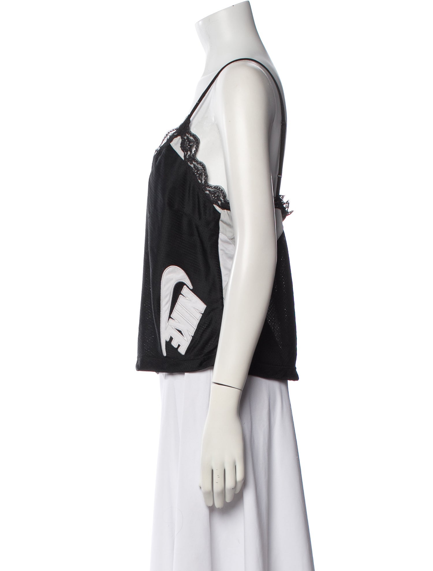 The Frankie Shop Nylon Square Neckline Top