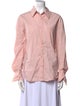 The Frankie Shop Long Sleeve Button-Up Top