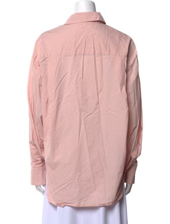 The Frankie Shop Long Sleeve Button-Up Top