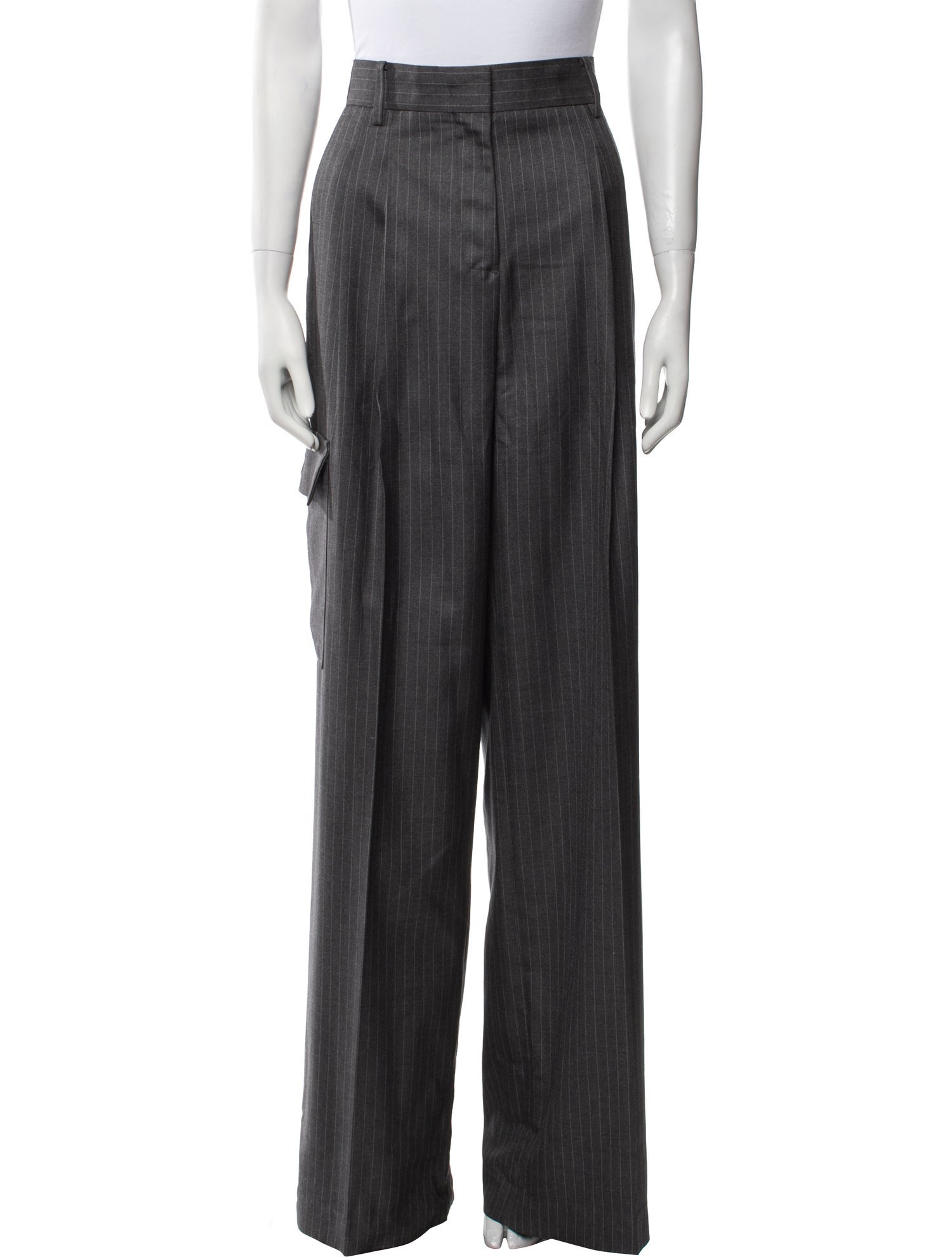The Frankie Shop Striped Wide Leg Pants