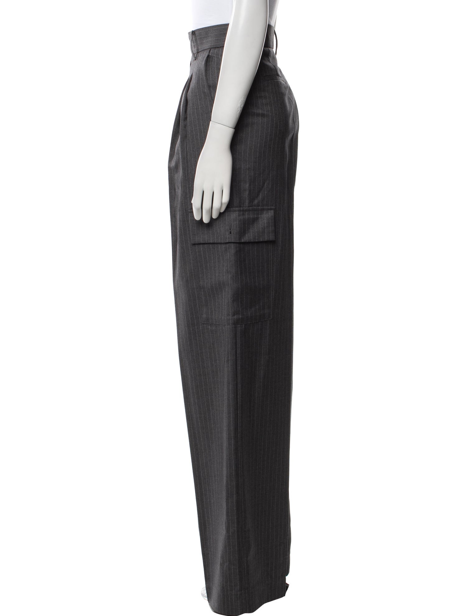 The Frankie Shop Striped Wide Leg Pants