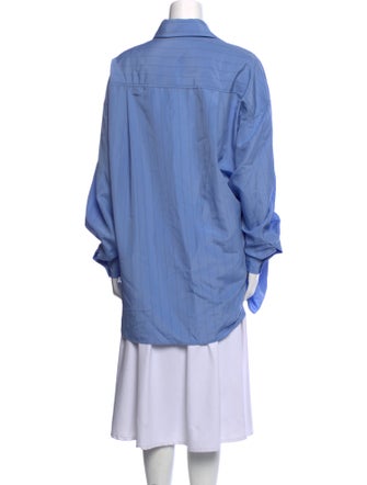 The Frankie Shop Long Sleeve Button-Up Top