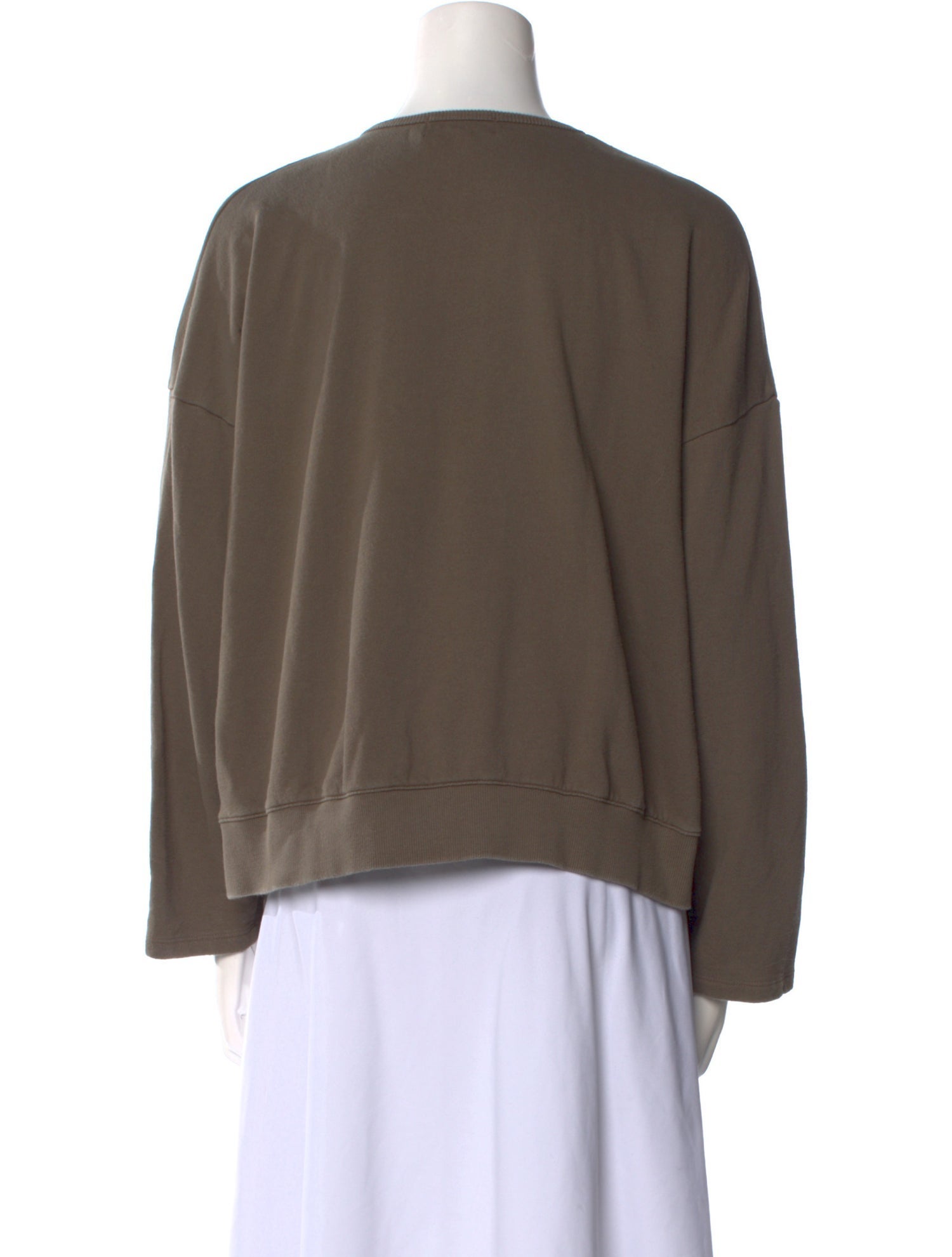 The Frankie Shop Crew Neck Long Sleeve Sweatshirt