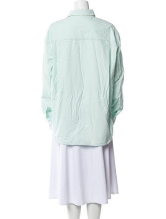 The Frankie Shop Long Sleeve Button-Up Top