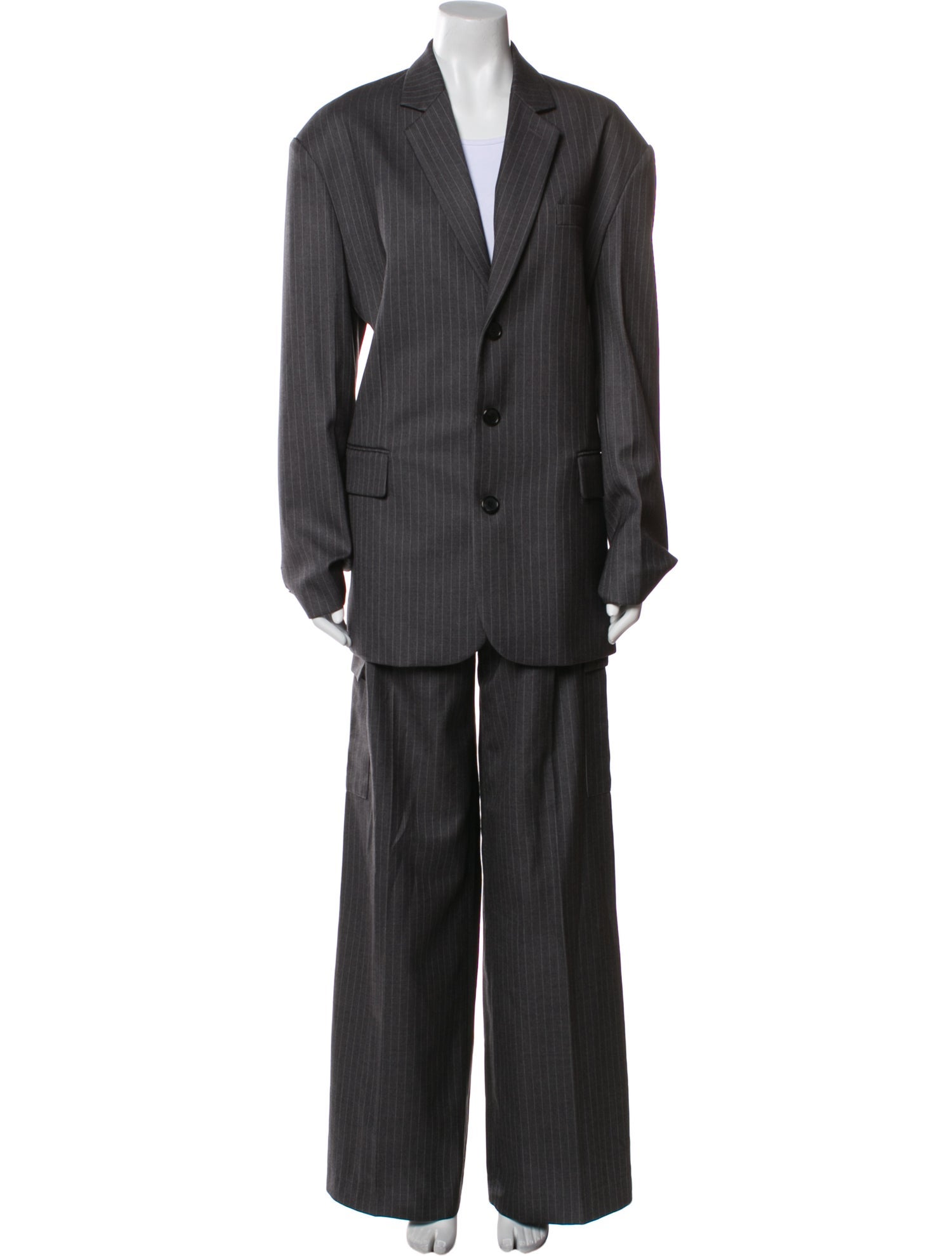 The Frankie Shop Striped Skirt Suit