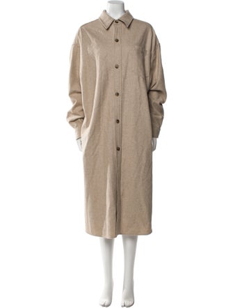 The Frankie Shop Wool Trench Coat