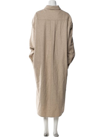 The Frankie Shop Wool Trench Coat