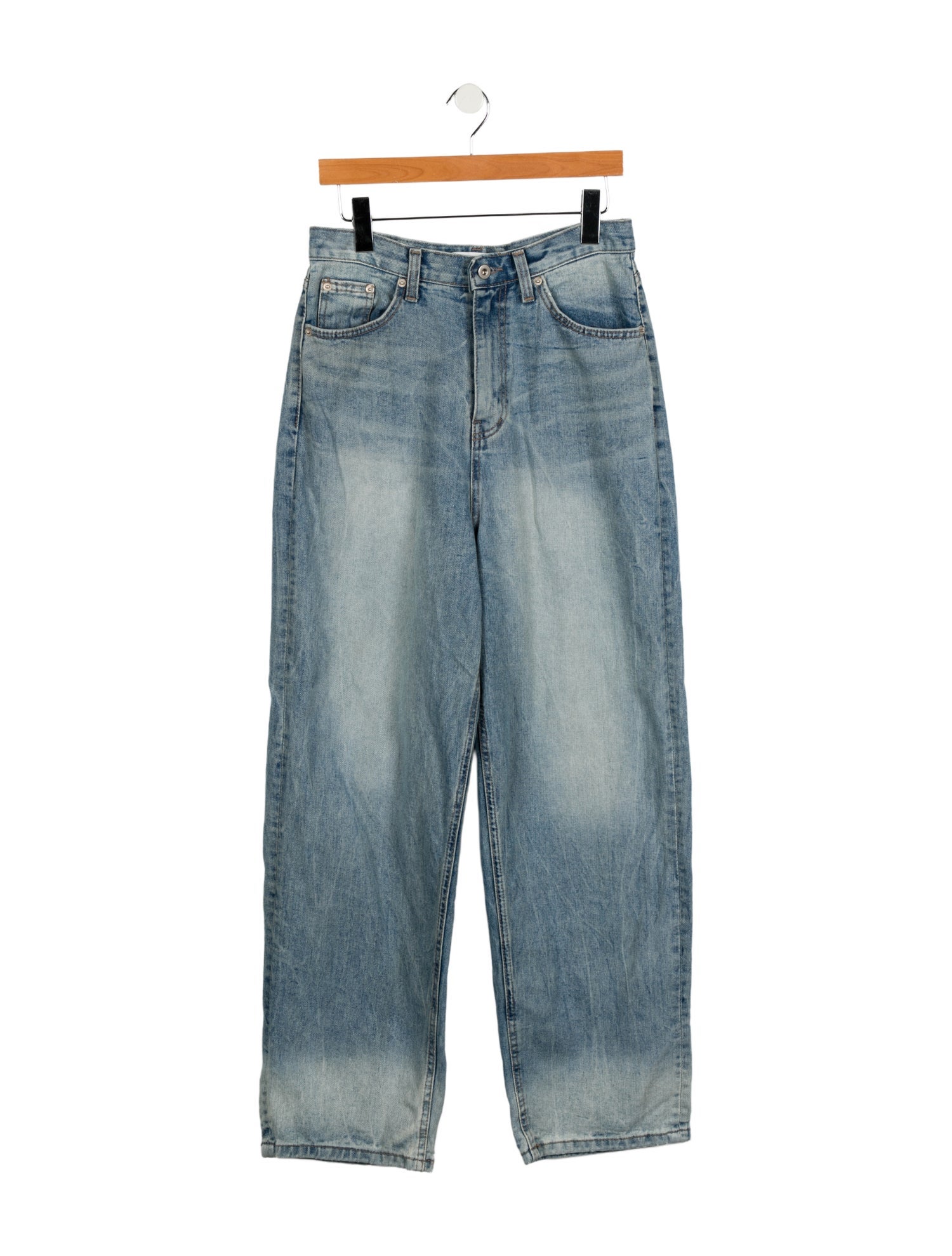 The Frankie Shop High-Rise Wide Leg Jeans