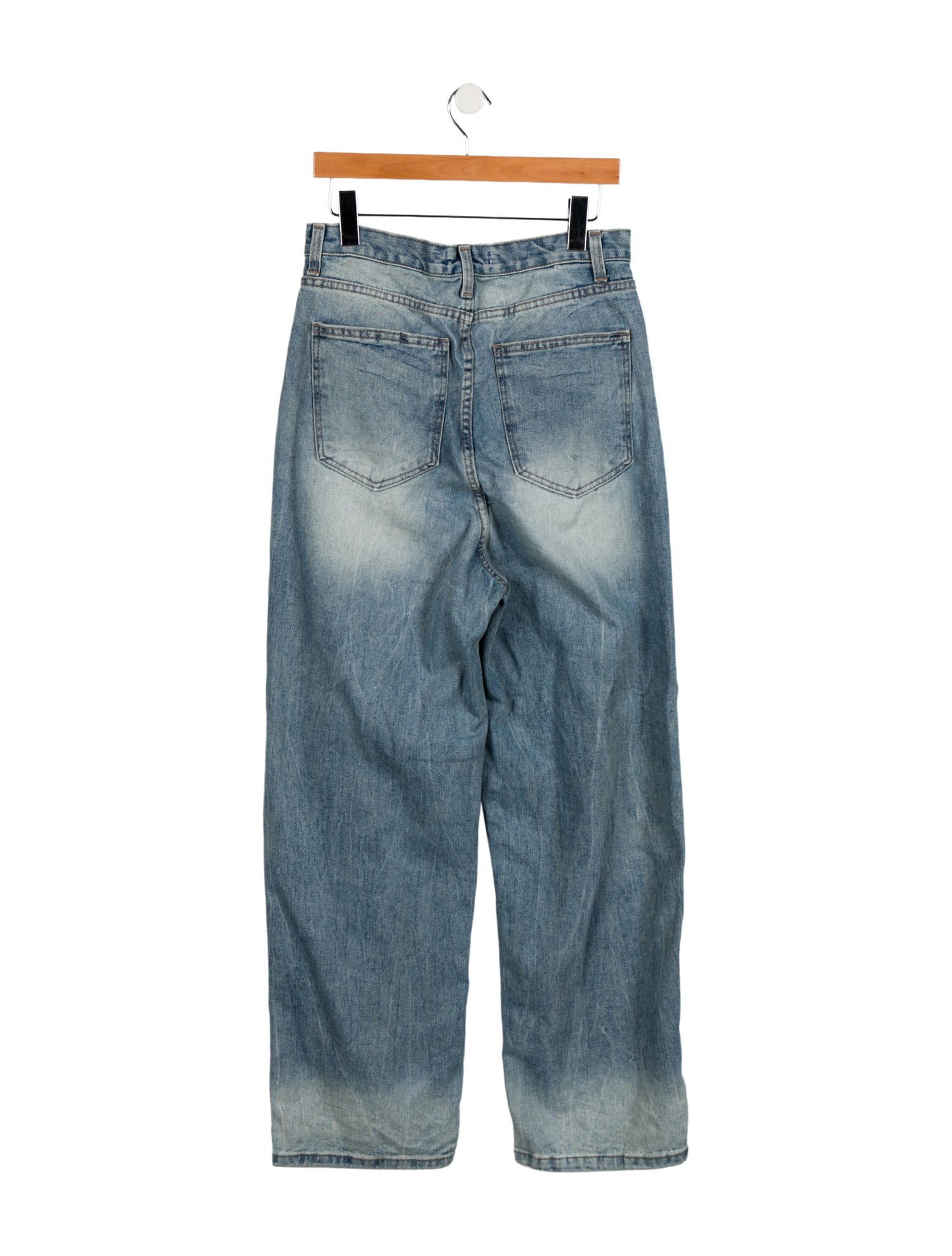 The Frankie Shop High-Rise Wide Leg Jeans