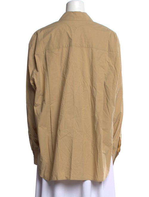 The Frankie Shop Long Sleeve Button-Up Top