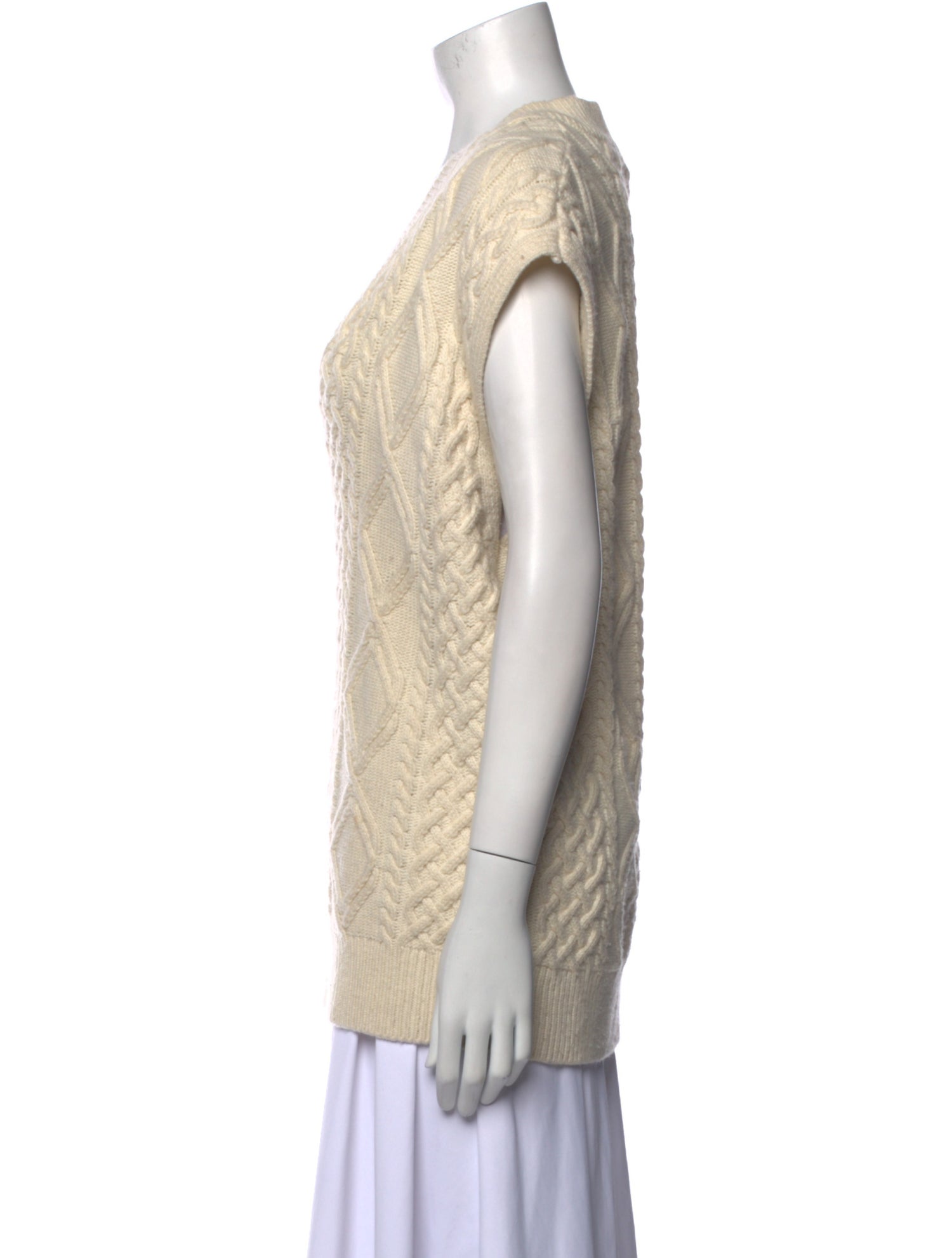 The Frankie Shop Wool V-Neck Sweater