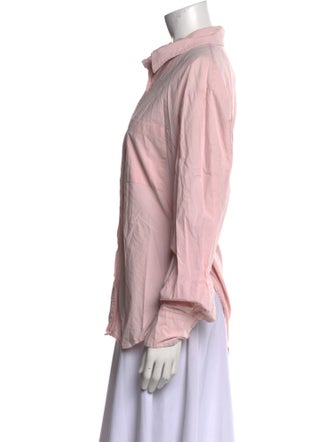 The Frankie Shop Long Sleeve Button-Up Top