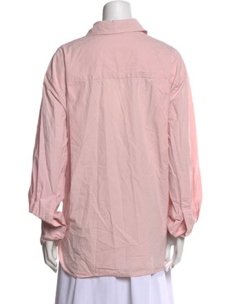 The Frankie Shop Long Sleeve Button-Up Top