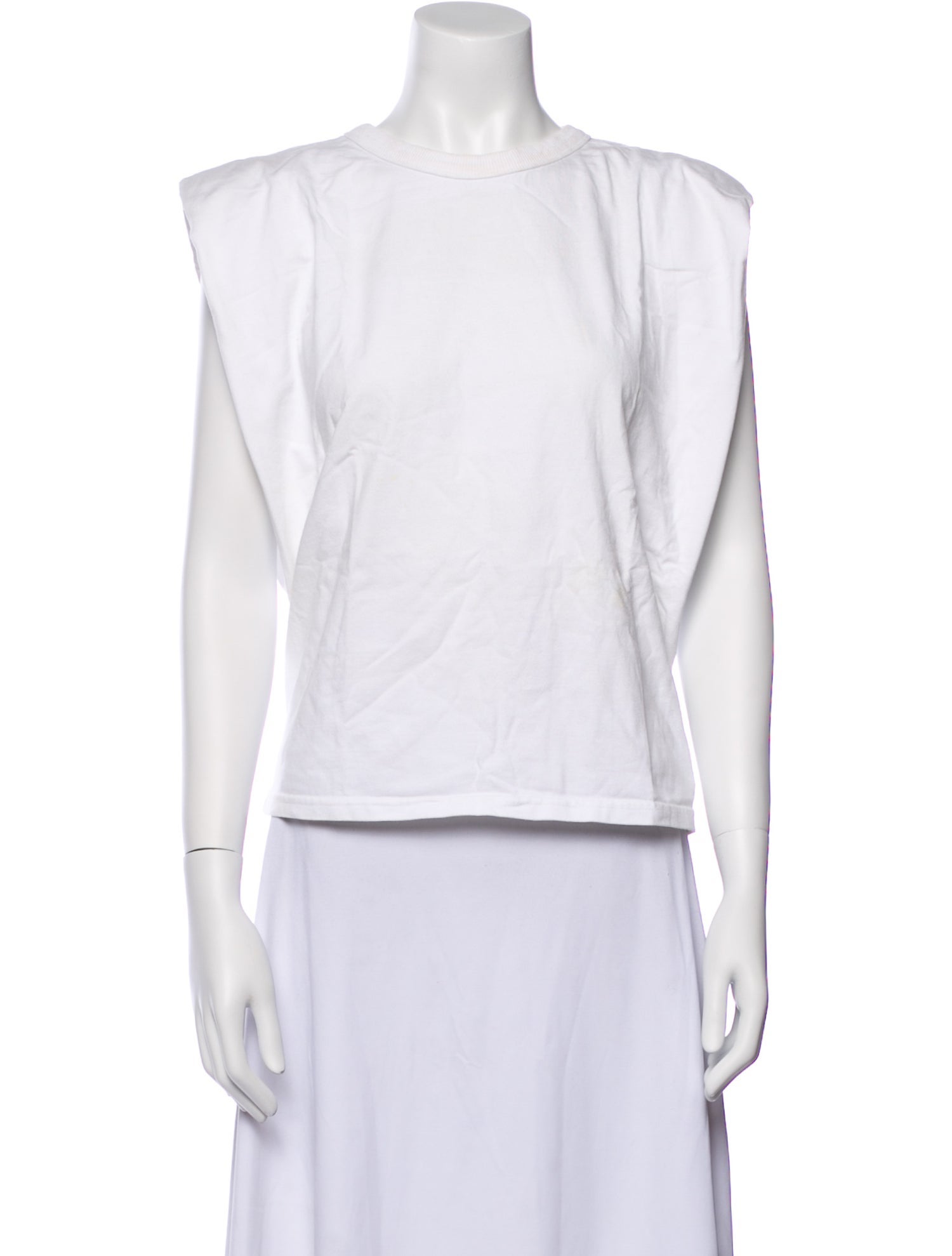 The Frankie Shop Bateau Neckline Sleeveless Top