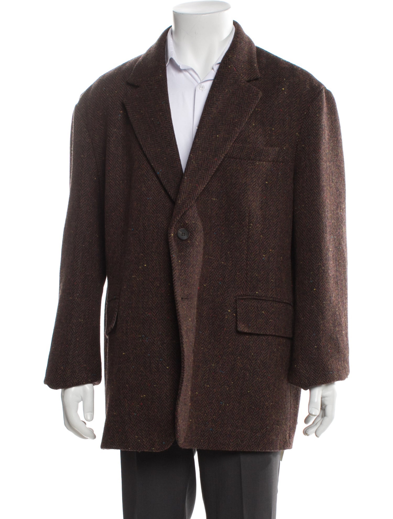 The Frankie Shop Wool Printed Blazer