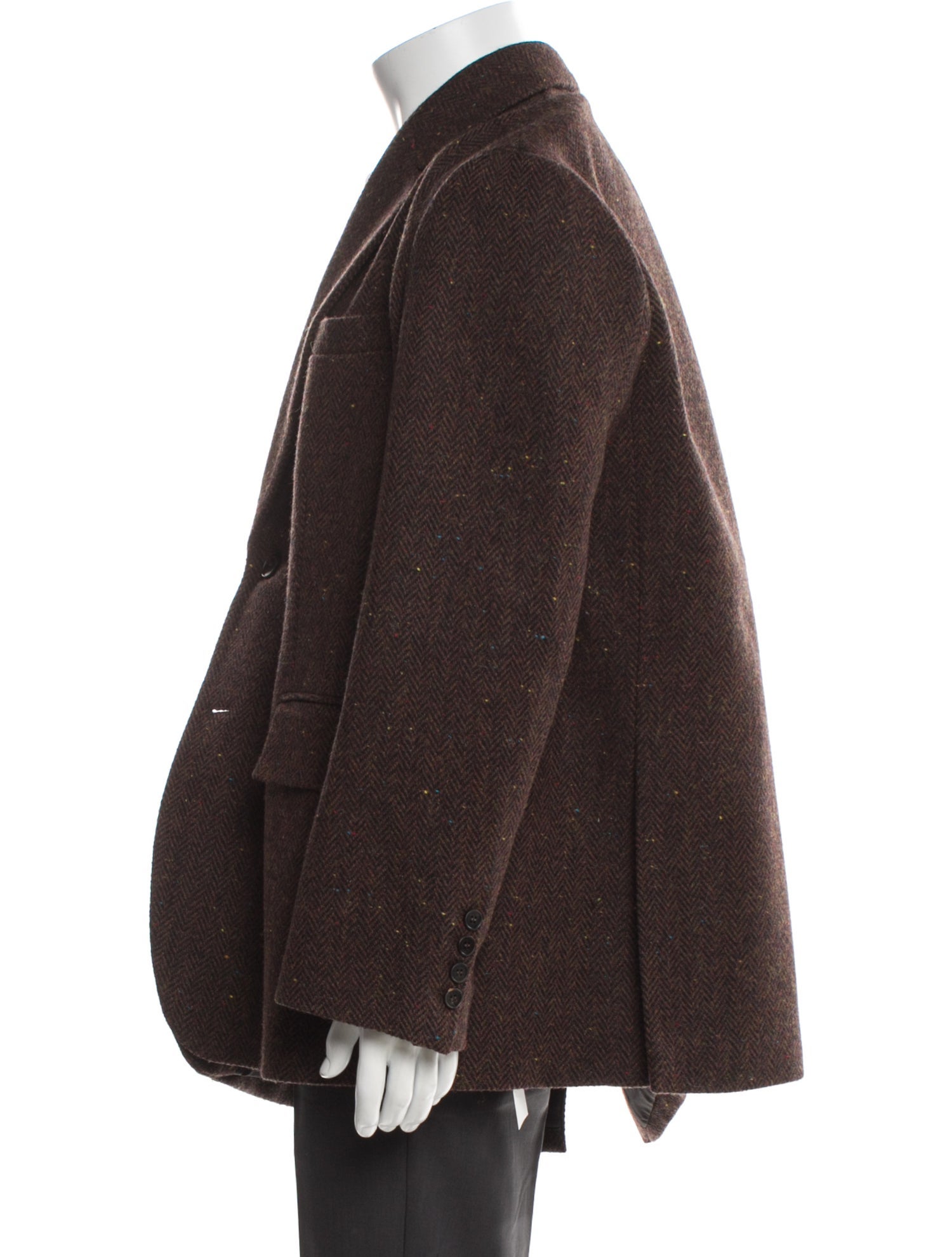 The Frankie Shop Wool Printed Blazer