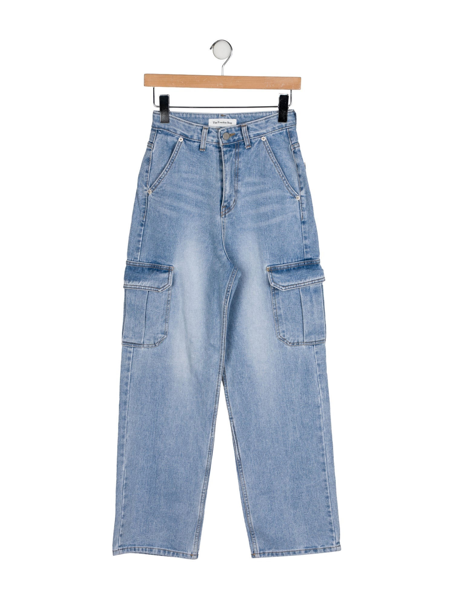 The Frankie Shop High-Rise Wide Leg Jeans