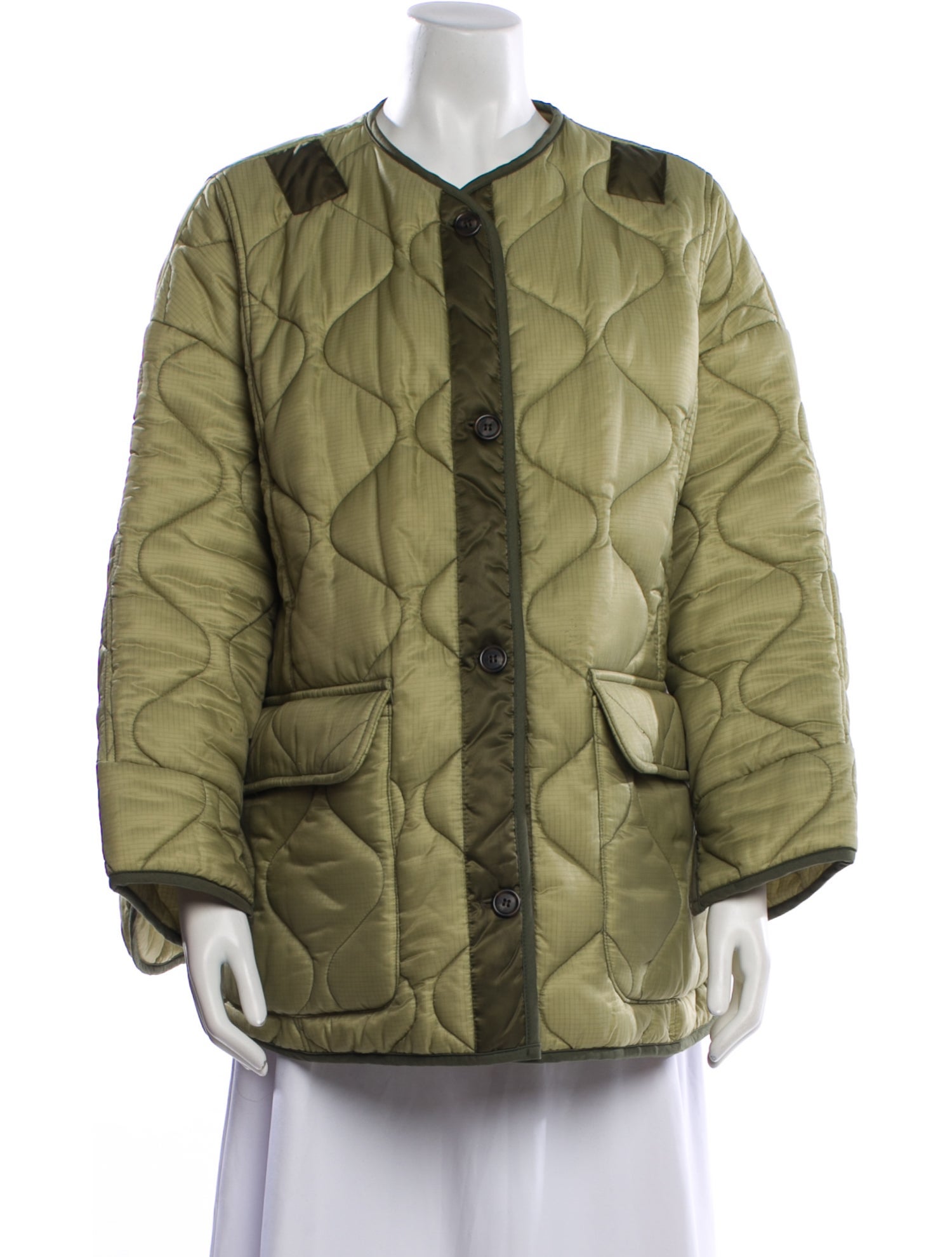 The Frankie Shop Printed Utility Jacket