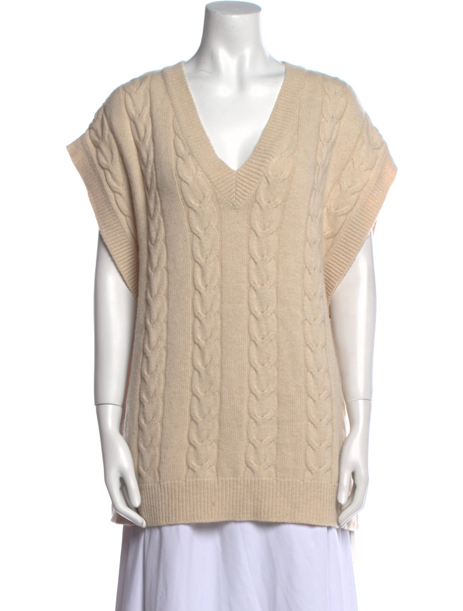 The Frankie Shop Wool V-Neck Sweater