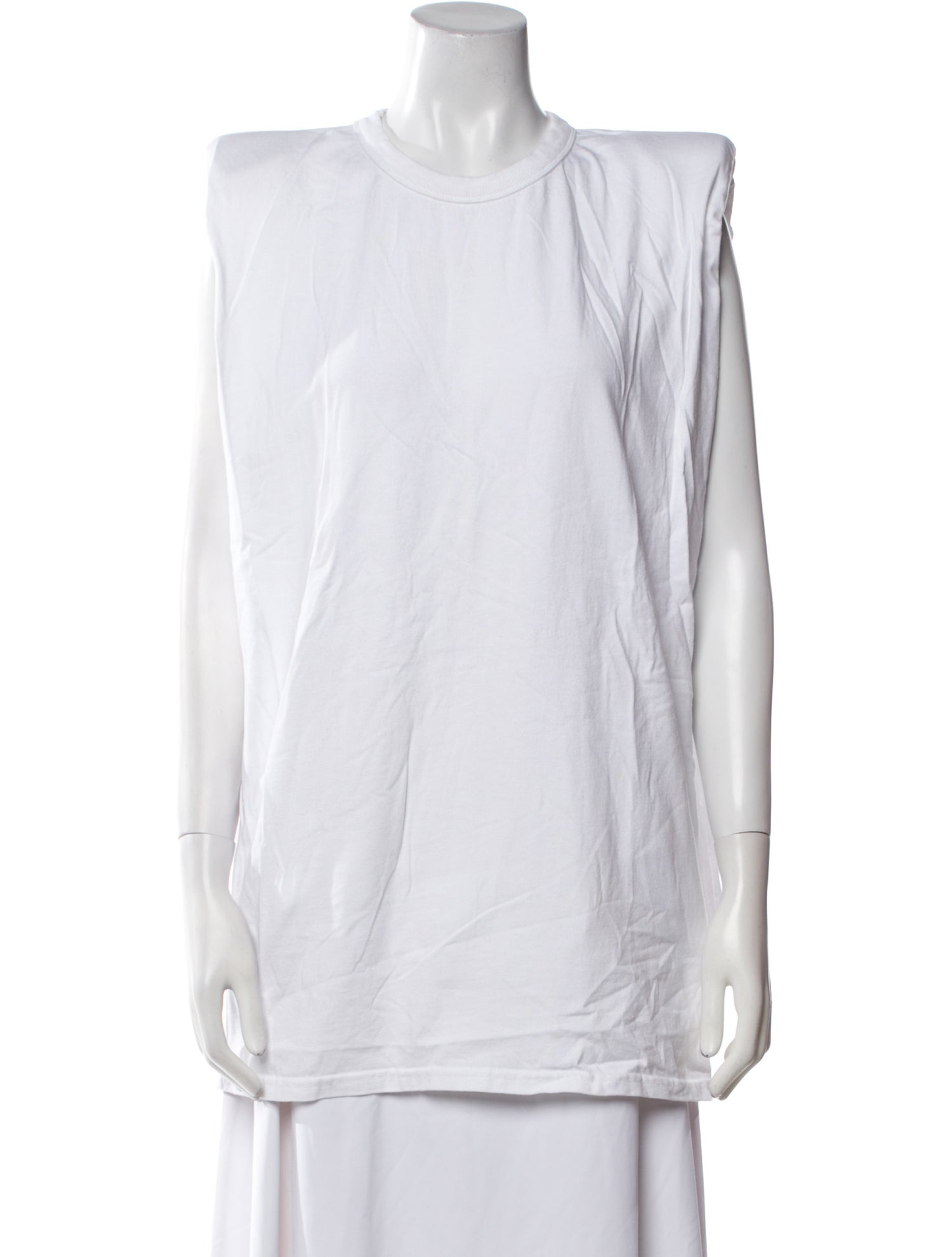 The Frankie Shop Crew Neck Sleeveless Tunic